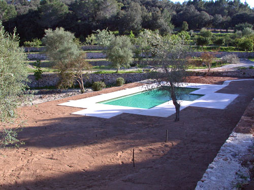 Riego en Pollensa